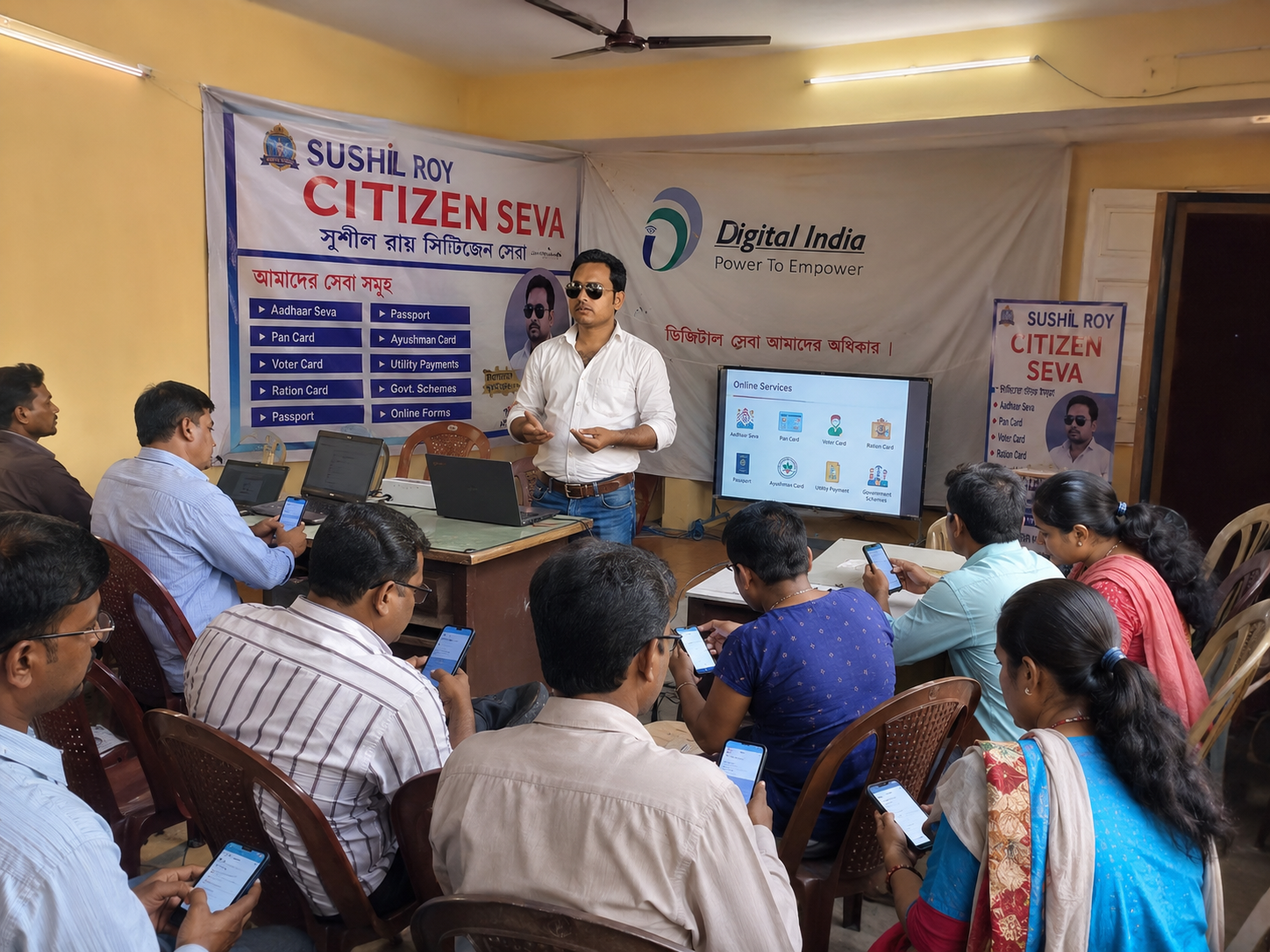 Scheme advisor guiding a citizen